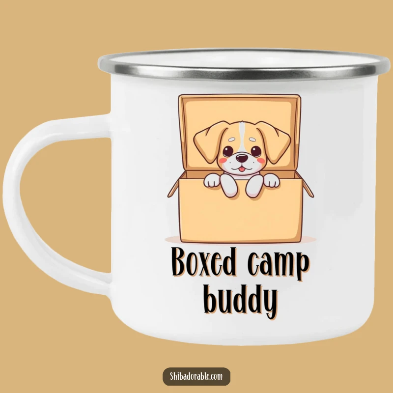 Funny Dog Box Adventure Mug - Hilarious Outdoor Gift