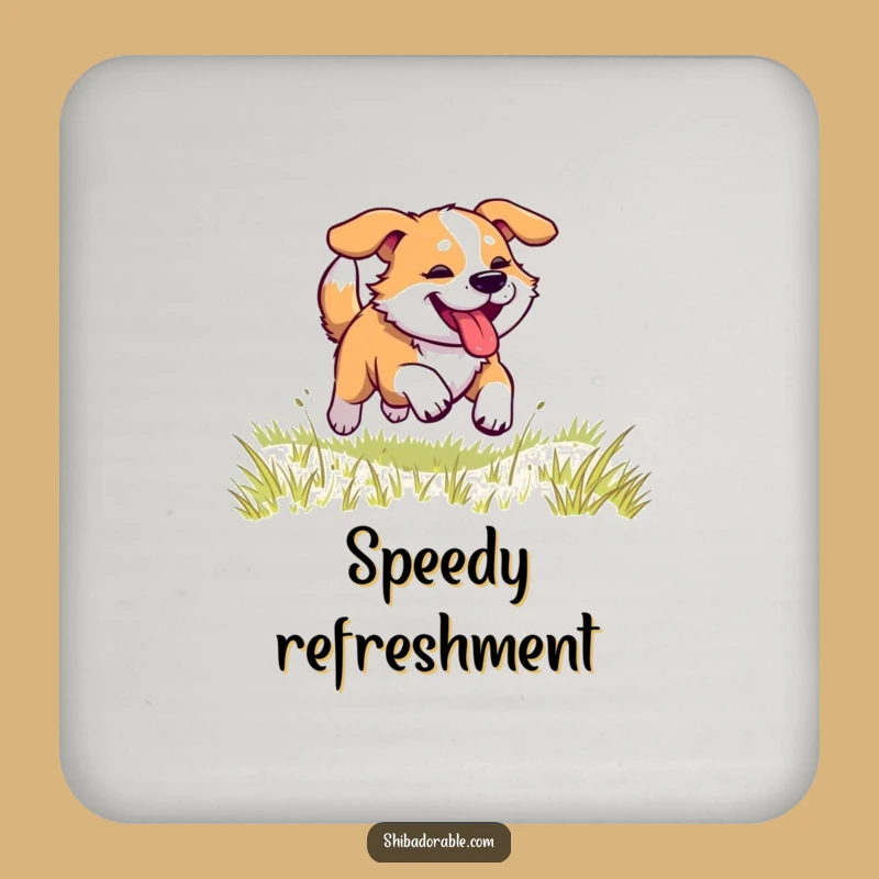 Funny Dog Race Coaster Set - Hilarious Home Accessory Gift