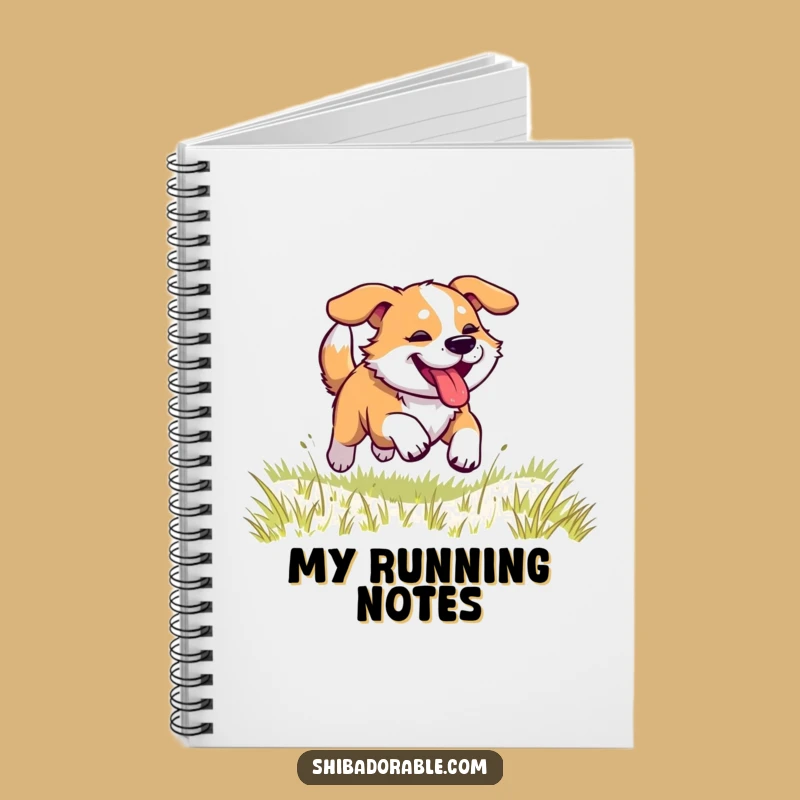 Funny Dog Race Notes Notebook - Hilarious Gift for Athletes