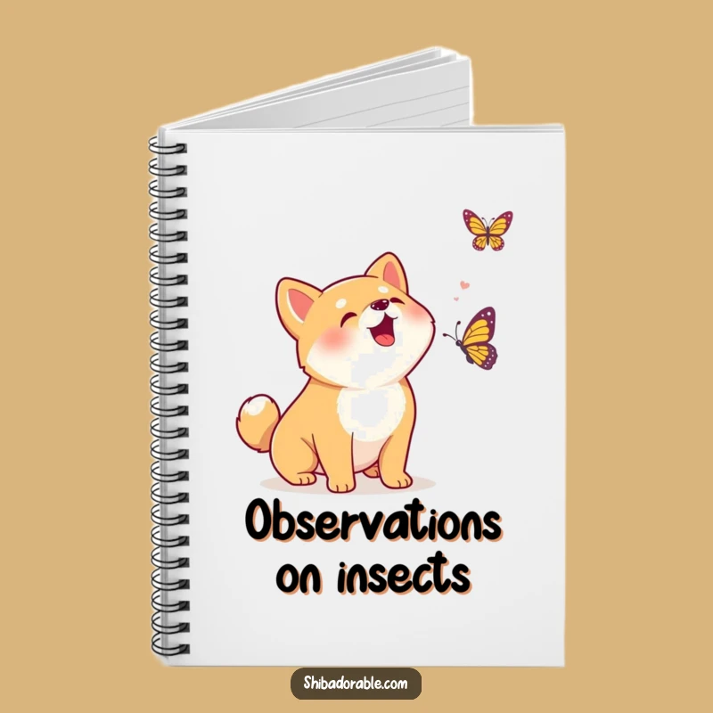 Funny Kawaii Shiba Inu Notebook - Hilarious Pup Journal for Excited Thoughts & Ideas